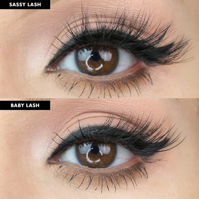 MoxieLash Magnetic Eyelashes with Eyeliner Kit - Essentials Kit Vol 2 - Natural Looking False Eyelashes - Sassy & Baby Lash + Magnetic Eyeliner + Remover Swabs - USA Owned - No Glue - Image 4